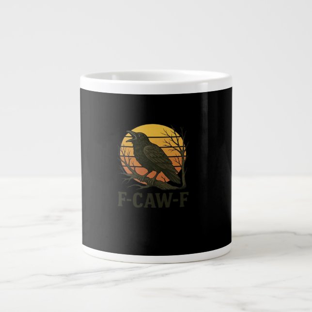Caneca De Café Grande F-Caw-F Minimal Clean (Frente)
