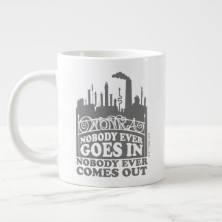 Caneca De Café Grande Fábrica Willy Wonka - Nunca Ninguém Entra