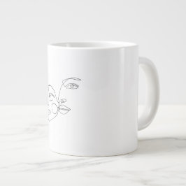 Caneca De Café Grande Faces Mug