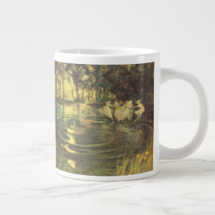 Caneca De Café Grande Fadas Giram por Arthur Black, Dança de Fadas Vinta