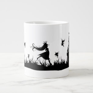 Caneca De Café Grande Fairy Princess e Castle Mug