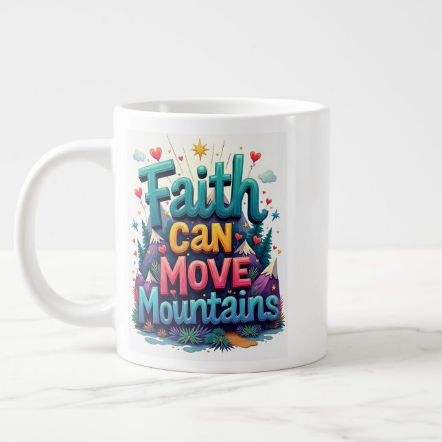 Caneca De Café Grande Faith (Esquerda)