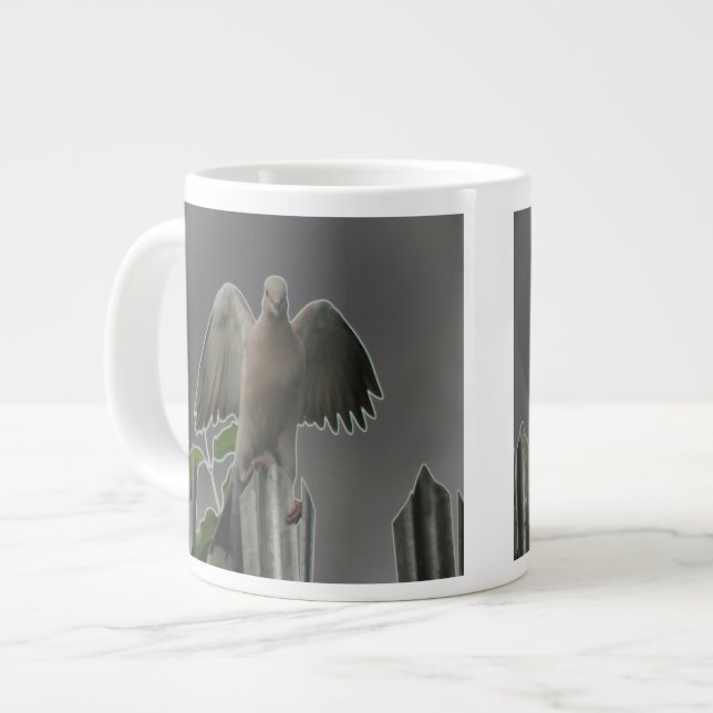 Caneca De Café Grande Fallen Angel Dove Mug (Frente Esquerda)