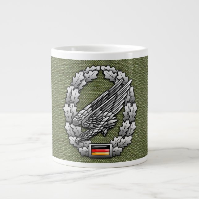 Caneca De Café Grande Fallschirmjägertruppe Barettabzeichen (Frente)
