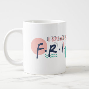 Caneca De Café Grande Falo Citações Fluent Amigos™