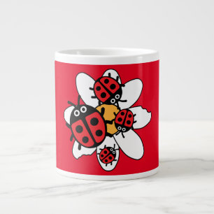 Caneca De Café Grande Família de Crianças Esponteiras Cuecas