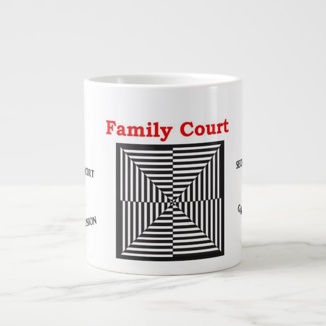 Caneca De Café Grande Family Court Games (Frente)