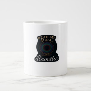 Caneca De Café Grande Fantasia de Whimsigoth - Florestas Místicas, Luas 