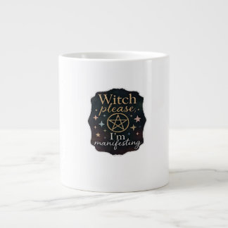 Caneca De Café Grande Fantasia de Whimsigoth - Florestas Místicas, Luas