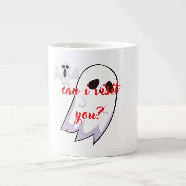 Caneca De Café Grande Fantasma (Frente)