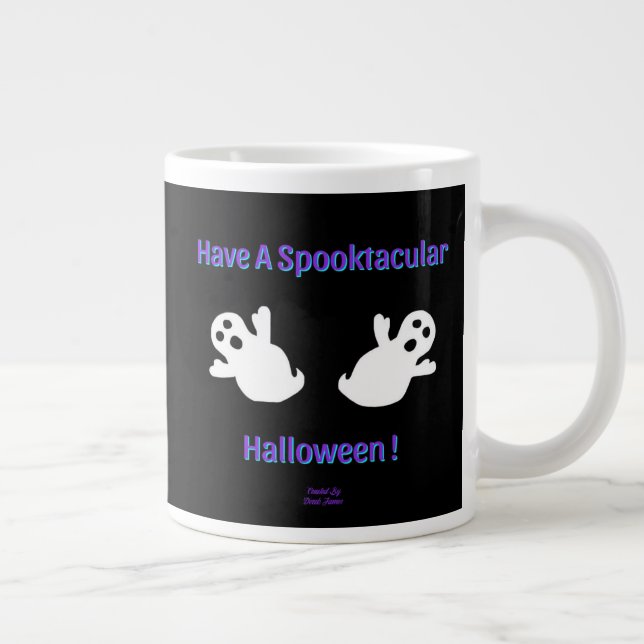 Caneca De Café Grande Fantasmas Spooktaculares Jumbo Mug (Direita)