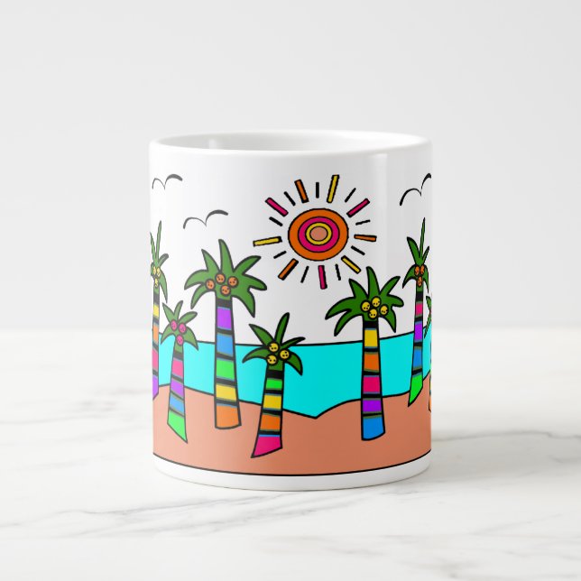 CANECA DE CAFÉ GRANDE FANTASY ISLAND (Frente)