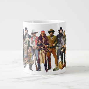 Caneca De Café Grande Fardas do Velho Oeste