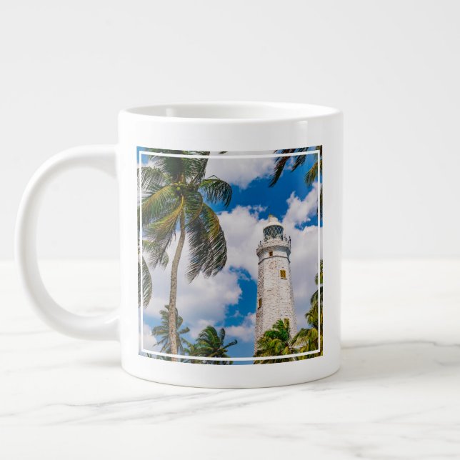 Caneca De Café Grande Faróis | Dewundara Matara Sri Lanca (Esquerda)