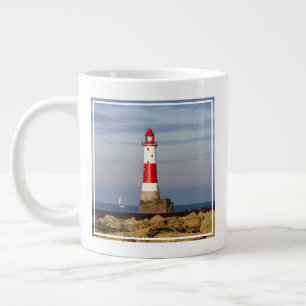 Caneca De Café Grande Faróis   Farol de Beachy Head Inglaterra