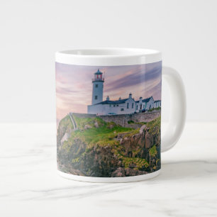 Caneca De Café Grande Farol da cabeça do calço Donegal, Irlanda