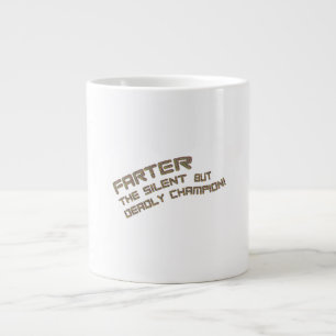 Caneca De Café Grande FARTER - O Silencioso, mas Mortal campeão!