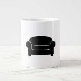 Caneca De Café Grande Fat Furniture Silhouette Comfort Luxury Design