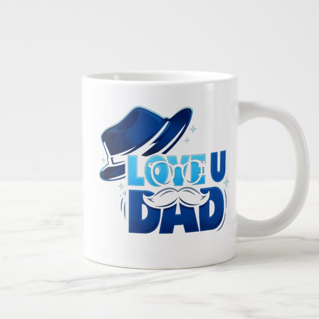 Caneca De Café Grande father's day (Direita)