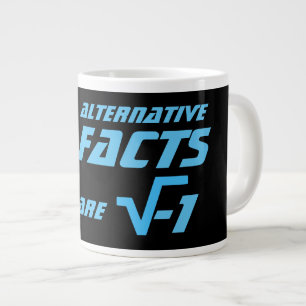 Caneca De Café Grande Fatos engraçados do Alternativo são a Raiz Quadr