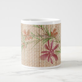 Caneca De Café Grande Faux Bamboo Original Art Jumbo Mug