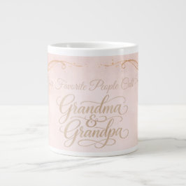 Caneca De Café Grande Favorite People - Grandma and Grandpa Mug