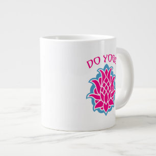 Caneca De Café Grande Fazer ioga