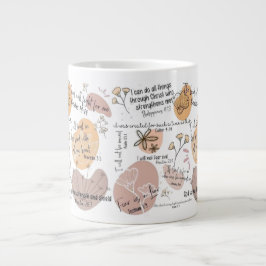 Caneca De Café Grande Fé Motivational Affirmation Mug Para Acreditantes