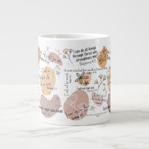Caneca De Café Grande Fé Motivational Affirmation Mug Para Acreditantes