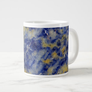 Caneca De Café Grande Fechar um Sodalite Azul