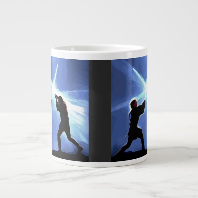 Caneca De Café Grande Feel the Force (Frente)