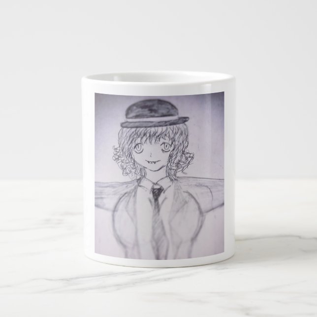 Caneca De Café Grande Felicidade (Frente)