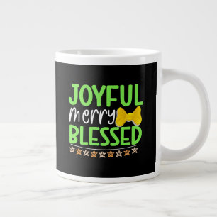 Caneca De Café Grande Feliz alegre abençoada 81053