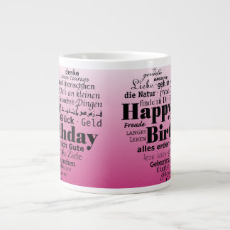 Caneca De Café Grande Feliz Aniversário Mug