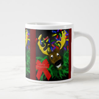Caneca De Café Grande Feliz Chrismoose Jumbo Coffee