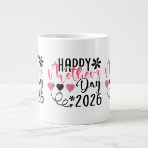 Caneca De Café Grande Feliz Dia das Mães 2026 para Mulheres Mãe Avó Mãe