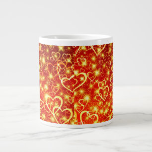 Caneca De Café Grande feliz dia de os namorados!