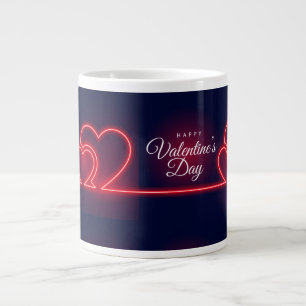 Caneca De Café Grande Feliz dia de os namorados