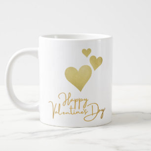 Caneca De Café Grande Feliz dia de os namorados 2.0