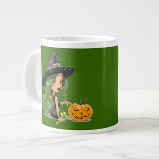 Caneca De Café Grande Feliz Halloween -