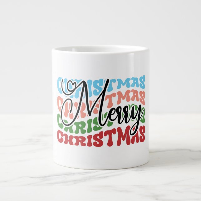Caneca De Café Grande Feliz Natal-79232 (Frente)