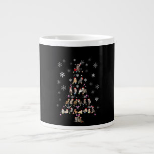 Caneca De Café Grande Feliz Natal Árvore de Natal de Gato Gato