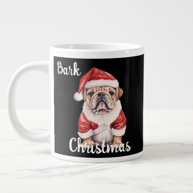 Caneca De Café Grande Feliz Natal Café Mugs Cães de Natal (Esquerda)