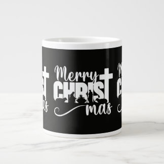 Caneca De Café Grande Feliz Natal Cristão Jesus Natal