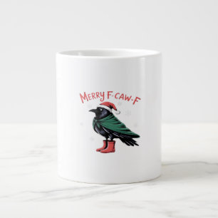 Caneca De Café Grande Feliz Natal F Caw F Estilo Clássico Vintage
