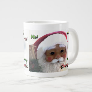 Caneca De Café Grande Feliz Natal Papai Noel
