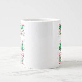 Caneca De Café Grande Feliz Natal Para Pinguins Presentes