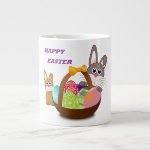 CANECA DE CAFÉ GRANDE "FELZ PASCOA"