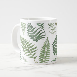 Caneca De Café Grande Fern Frenzy Jubo Mug