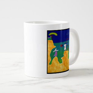 Caneca De Café Grande Fez a sua espera alguma hora 2000